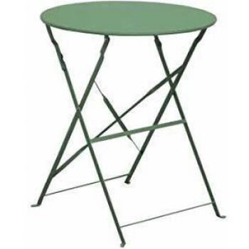 Gueridon Amand Pliant en Acier Cubain 55x40x72 cm