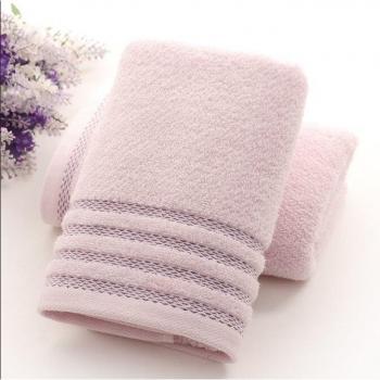 ZHUO MO Cotton Bath Towel 140 * 70cm Pink Purple