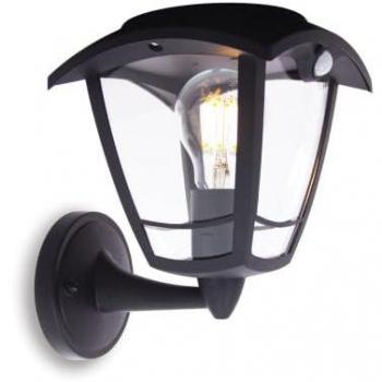 XANLITE Applique LED Solaire Noir avec Capteur de Mouvement IP44