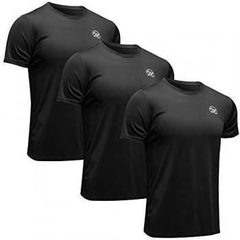 Gym Ready Men's Short Sleeve Base Layer – Black XL