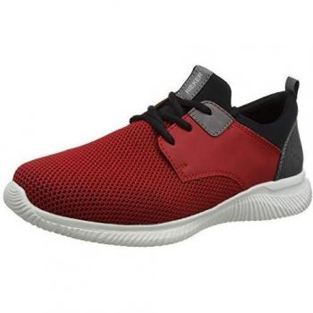 Rieker Herren Sneaker B7472, Rot, 45 EU