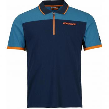 Polo Kenny Paddock Colore Navy e Arancione
