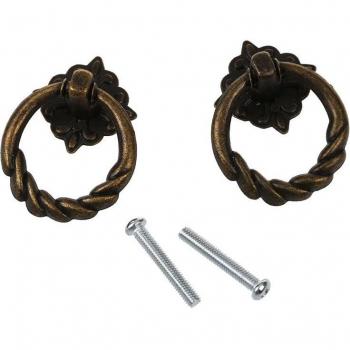 Antique Brass Dresser Knob Handles