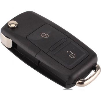 VW Volkswagen Remote Flip Key Shell 2/3/4 Buttons for MK4 Bora Golf Passat Polo Touran