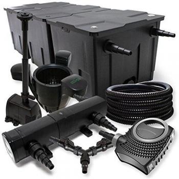 Bomba de estanque 80W con clarificador 90000L y tubo skimmer de 25m