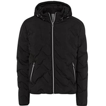 BALDESSARINI Herren-Multifunktionsjacke – Schwarze Mikrofaser, XL