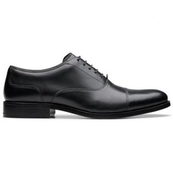 Botas Clarks CraftJames Cap Negro 42.5, Cuero y Estilo Casual