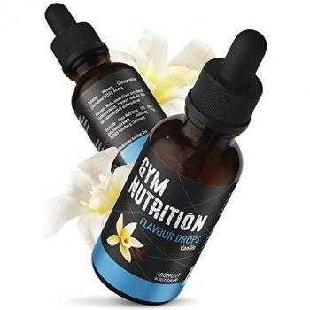 Flavour Drops Flave Drops OHNE KALORIEN VERGLEICHSSIEGER mit Dosierpipette 50ml super Geschmack Für Quark, Jogurt und Mehr Made in Germany (Vanille Geschmack)