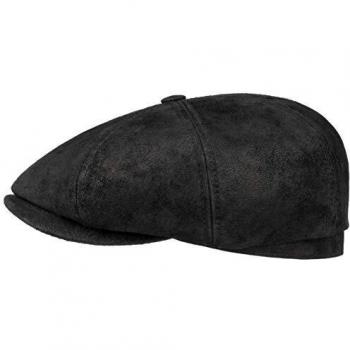 Hatteras Pigskin Leather Cap by Stetson