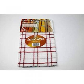 Torchon haut de gamme spécial verre 48x75 cm