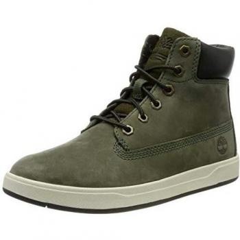 Timberland Unisex-Kinder Davis Square 6 Inch Sneaker, Grün