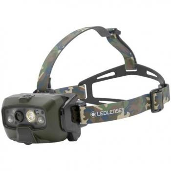 Linterna de cabeza Ledlenser HF8R Core RGB Verde, 90 horas de batería y enfoque ajustable