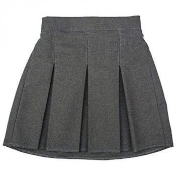 School Dress Pleated Skirt (Grey) – Barbra Style, Size 15‑16