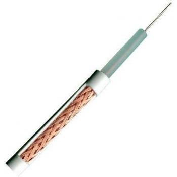 Bobina 100m Cable RG59 BLANCO
