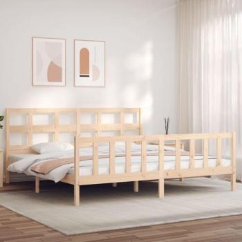Giroletto Prolenta Premium Jinlefu – Maison du Monde – Super King Size Testiera in Legno – Bruin