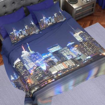 Set Completo Lenzuola Raso Satin Matrimoniale