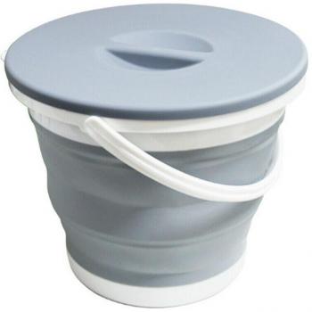 5L Silikon-Faltbecher – Ideal zum Waschen, Angeln und Trekking