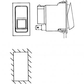HELLA 6RH 007 832-741 Kipp-Schalter