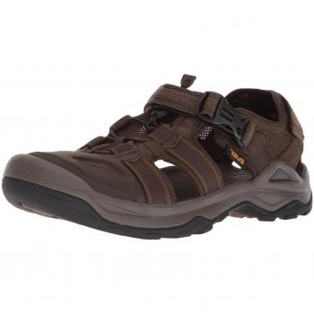 Teva Herren Omnium 2 Leder Sandalen, Braun (Turkish Coffee Tkcf), 42 EU
