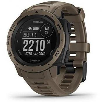 Tactical Edition Garmin Instinct Rugged Smartwatch – Coyote Tan