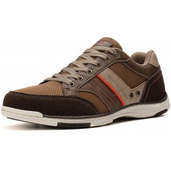 AX BOXING Sport Men's Sneakers (UK 10, A9099-Brown)