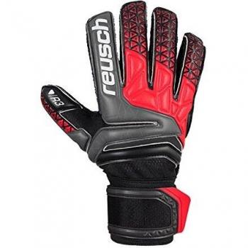 Reusch H. Torwarthandschuhe Prismaprime R3 FS 3870730 – Farbe: Schwarz/Rot/Schwarz – Größe 9