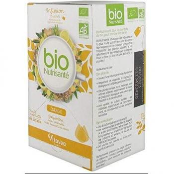 Tisane biologique pour l'énergie Nutri-santé 20 sachets