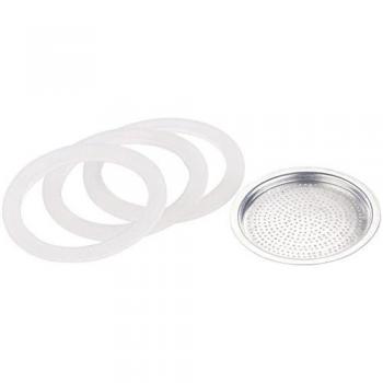 Ensemble de pièces de rechange – Cafetière italienne 300 ml (Cucina di Modena, couleur blanche)