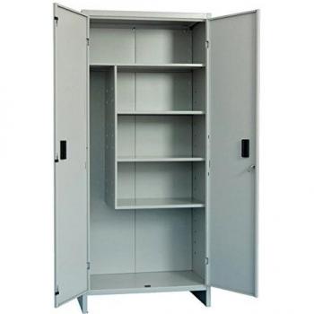 Armoire à balais en tôle Pratiko