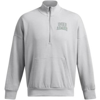 UA Icon HWT Terry OS 1/2 Zip Sweatshirt – Grau