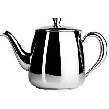 Café Olé Platinum Pour Pot, 35 oz, Mirror Polish