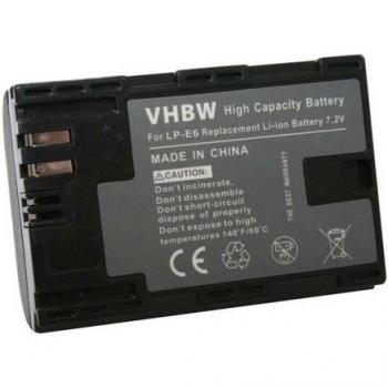 Alimentation 7,4 V – Batterie Canon BG‑E6 – Puce RFID