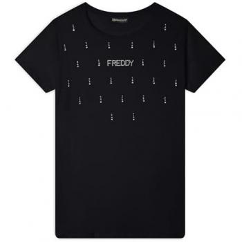 Freddy College Luxe Damen T-Shirt aus Jersey