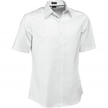 JOBELINE Camicia da uomo maniche corte Bruce taglia 39/40 bianco