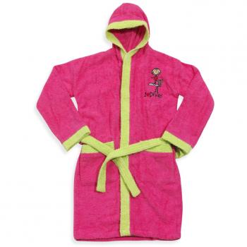 INTERBABY, Accappatoio per bambini, Rosa Scuro