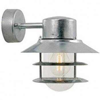 Acciaio Zincato a Fuoco Lampada da Parete LED E27 60W Monocolore