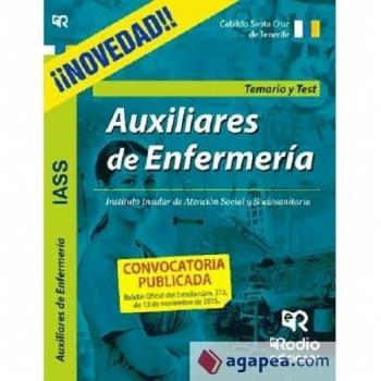 Auxiliares de Enfermería del IASS del Cabildo de Santa Cruz de Tenerife. Temario y Test (Tapa blanda).