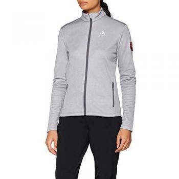 Odlo Damen Sweatjacke Full Zip PILLON in Grau Melange S (Modell 594211)
