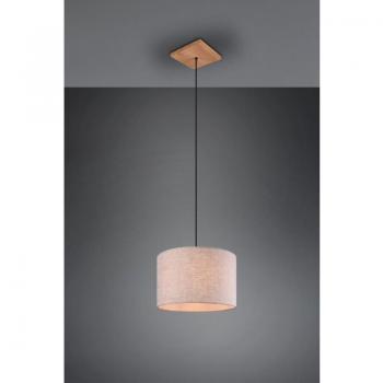 Luminaria Elmau per interni con paralume marrone chiaro ø35 cm