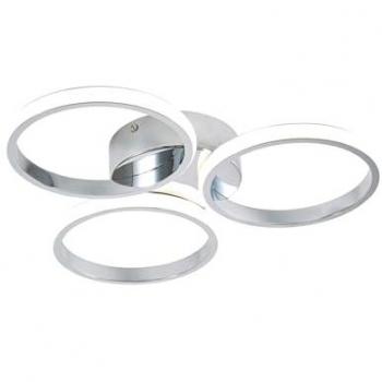 Chios 4000k LED Bathroom Ceiling Light Chrome IP44