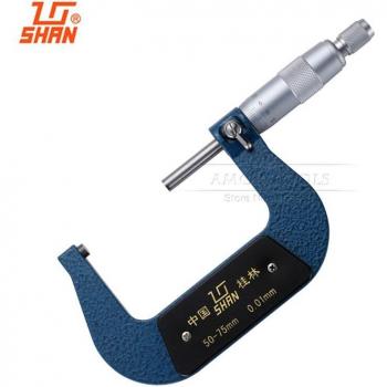 Shan Carbide Alloy Outside Micrometer 50–75 mm, 0.01 mm Precision Tool