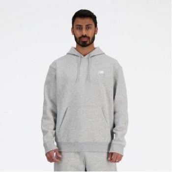 MT41511 New Balance Sudadera Casual Hombre en Gris, Algodón, Fleece XS
