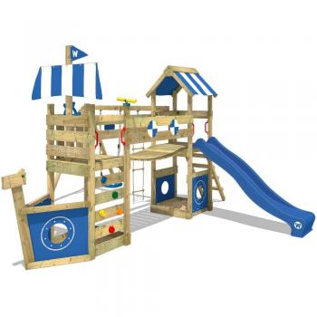 Wickey StormFlyer Legno Giochi Giardino Altalena Scivolo Casetta Arrampicata