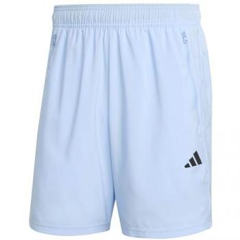 Adidas Train Essentials Black & Glow Blue Training Shorts L