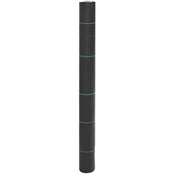 Weed Control Membrane, Black, 50 m x 1 m, vidaXL