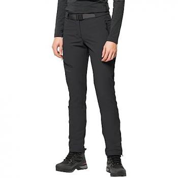 Jack Wolfskin HoldSteig Pants W Funktionshose – Schwarze Damenhosen, Größe 44, N-Gr – Robust, atmungsaktiv, elastisch