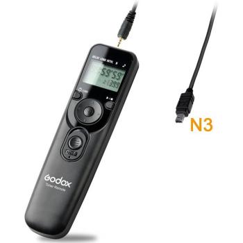 Godox UTR-N3 – Contrôleur de prise de vue à distance avec LCD, compatible Canon, Nikon, Sony, Olympus