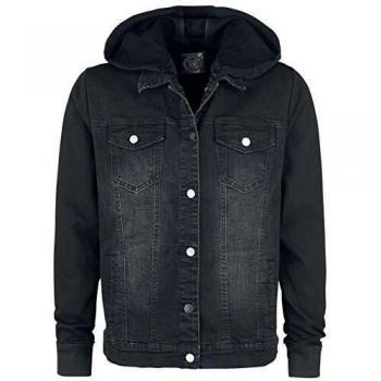 RED by EMP Sound Check Herren Jeansjacke in Schwarz