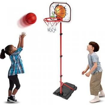 Indoor/Outdoor Youth Basketball System with Pump & Net
