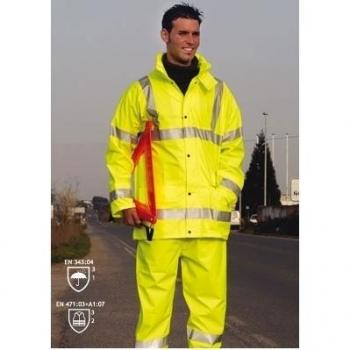 Traje de agua de alta visibilidad con bandas reflectatnes Poseidón